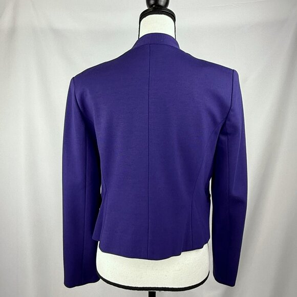 Standout Premise Crop Blazer – Purple, Size 6 - Picture 2 of 4